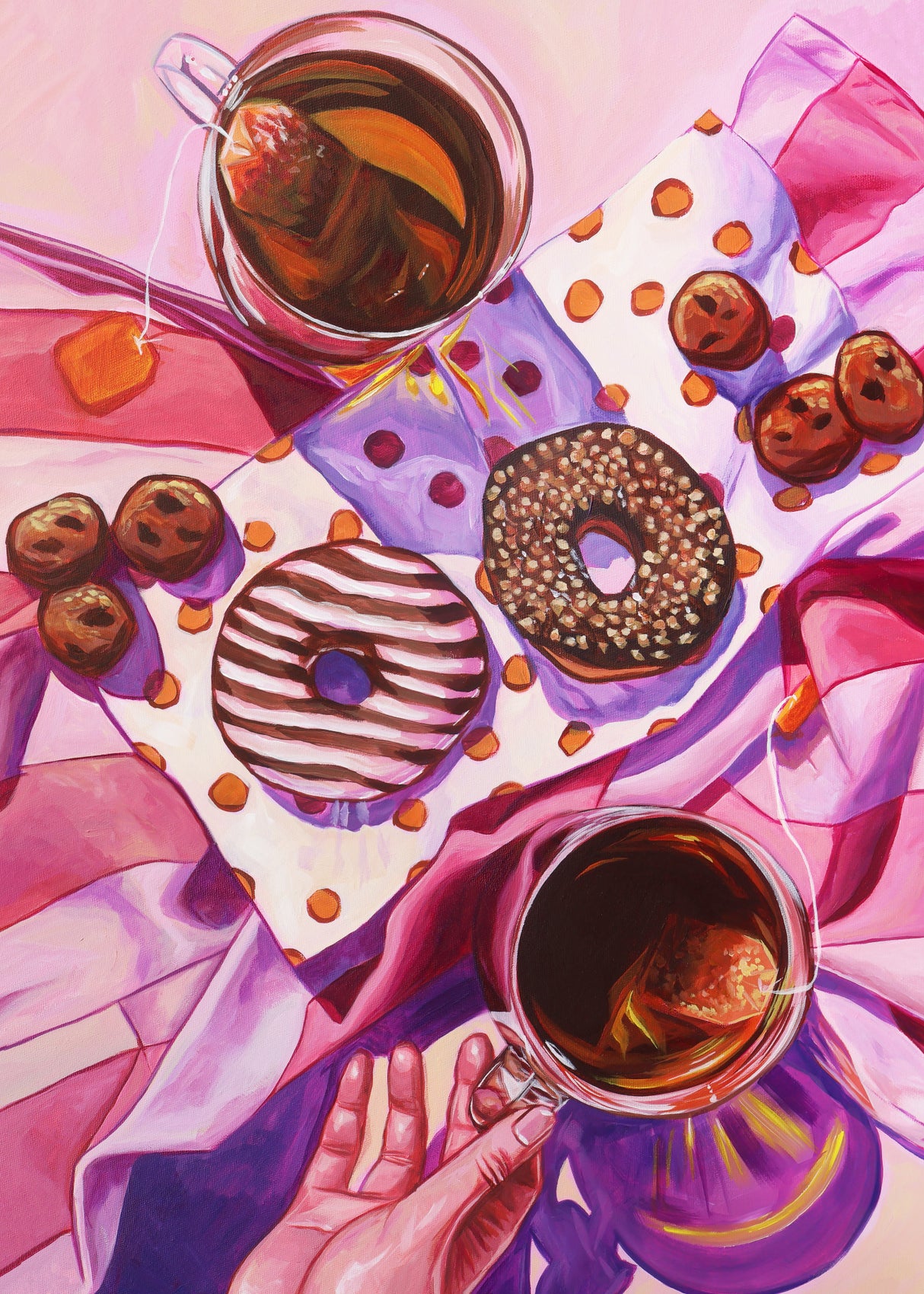 A Cup of Warmth Poster och Canvastavla