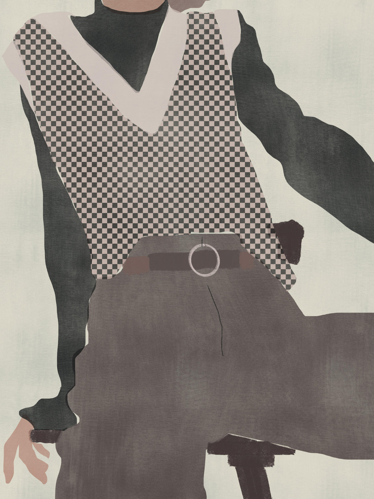 Slender Figure Poster och Canvastavla