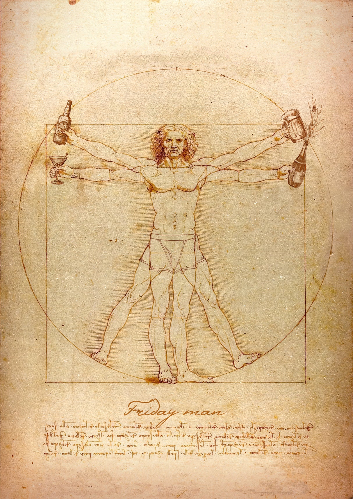 Friday Man Poster och Canvastavla