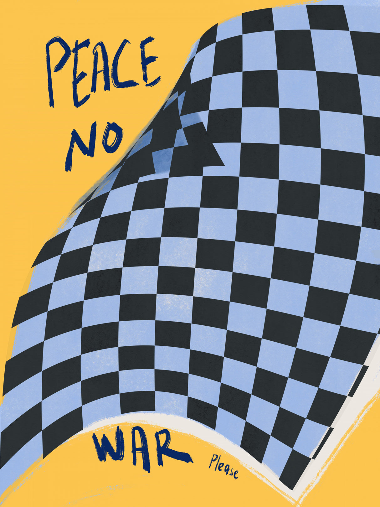 Peace No War Please Poster och Canvastavla