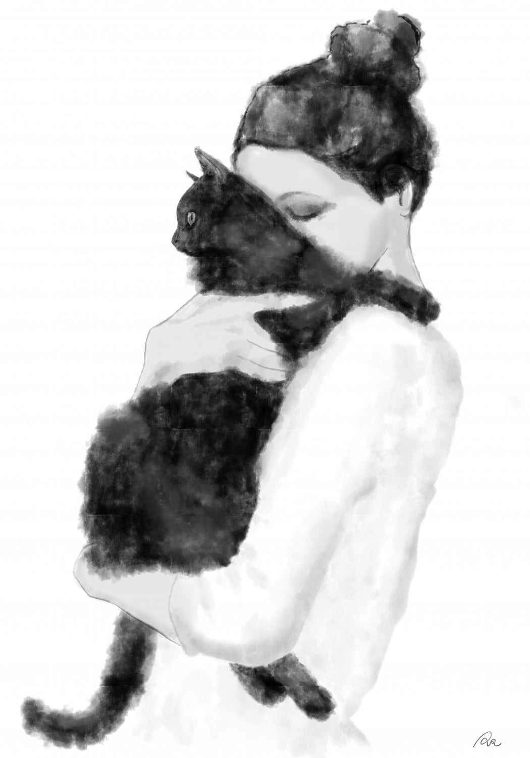 Cat Lover Poster och Canvastavla