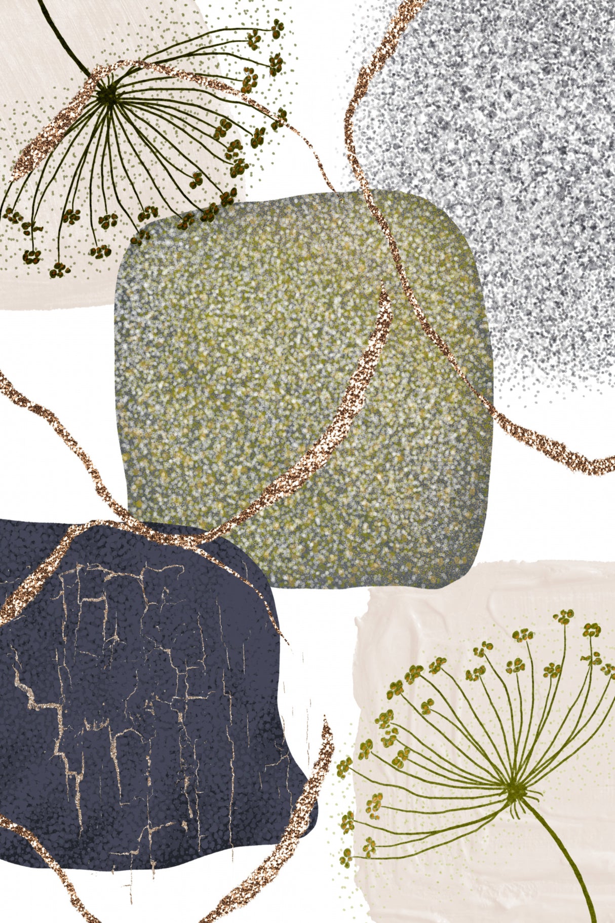 Green-Grey-2 Poster och Canvastavla