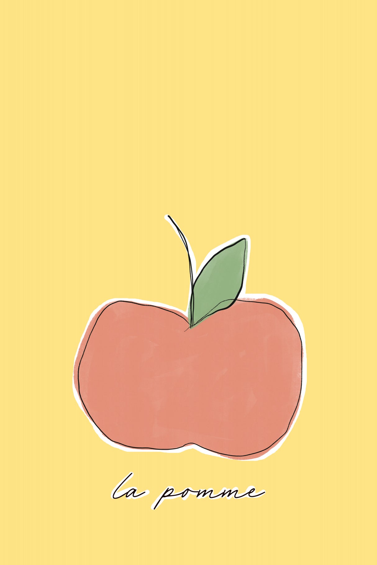 La Pomme Poster och Canvastavla