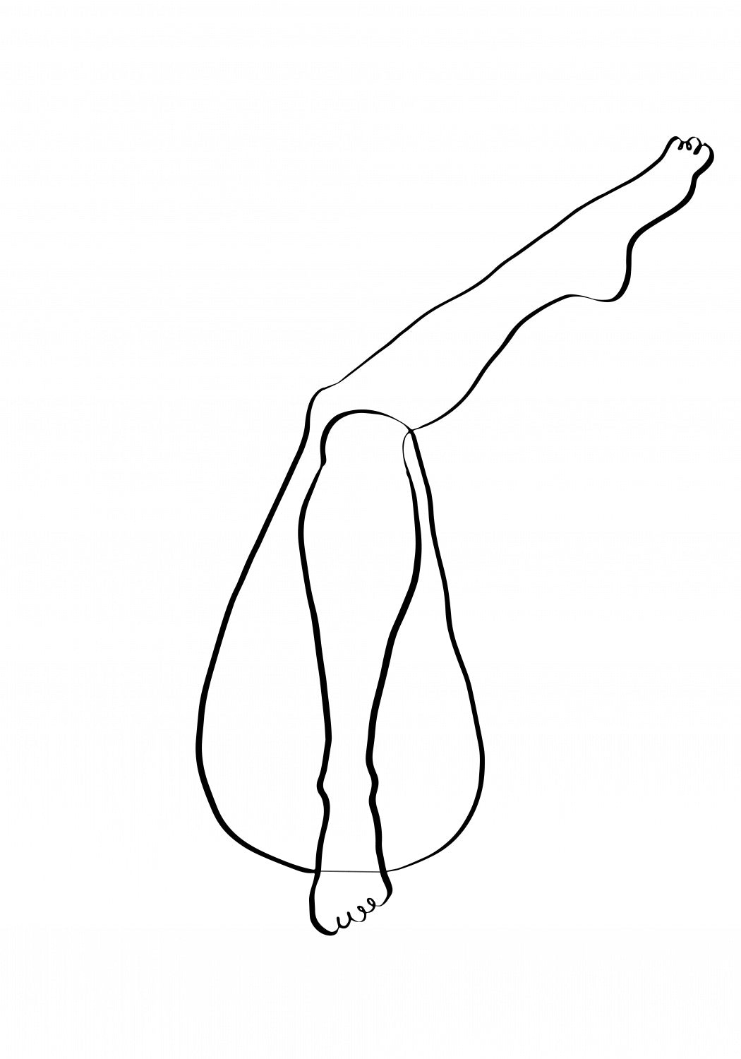 Legs Poster och Canvastavla