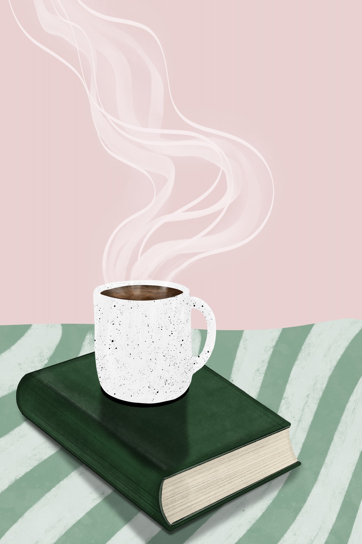 Coffee and book Poster och Canvastavla