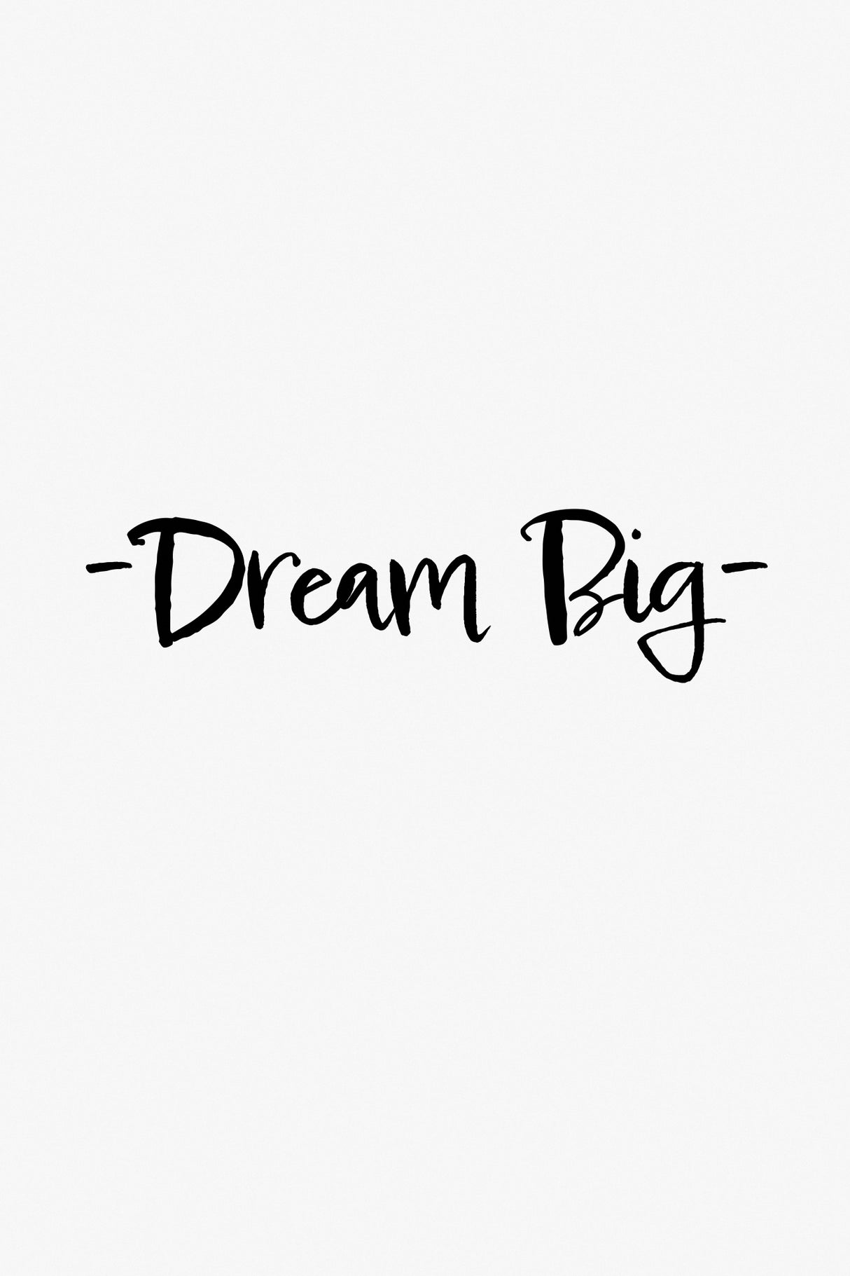 Dream Big Poster och Canvastavla