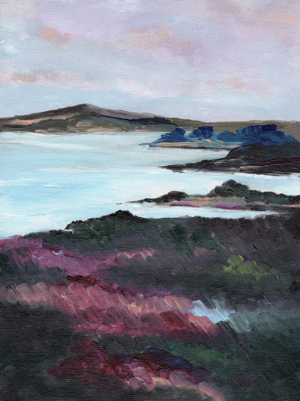 Purpel Coast Poster och Canvastavla