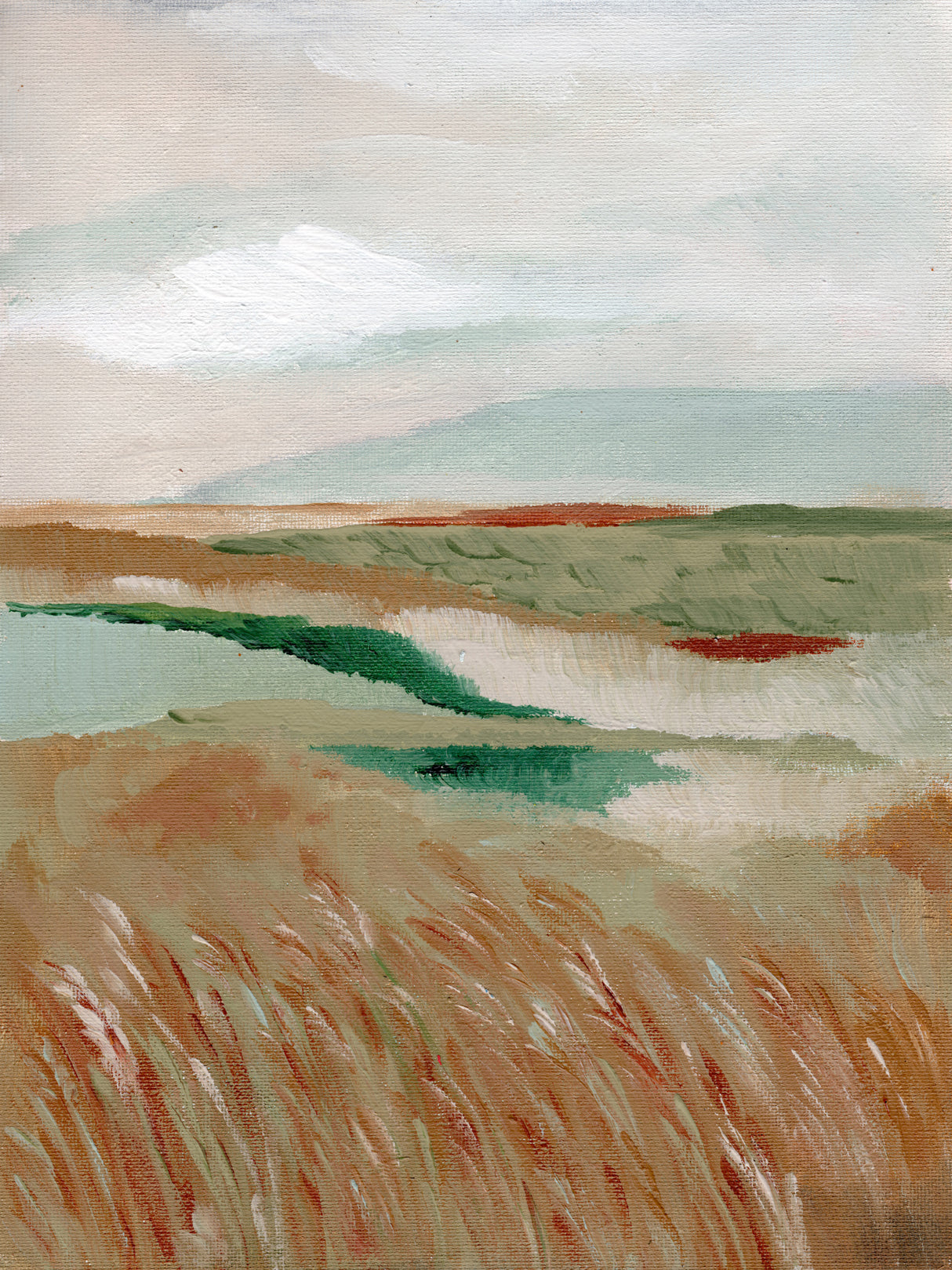 Wheat Meadow Ll Poster och Canvastavla