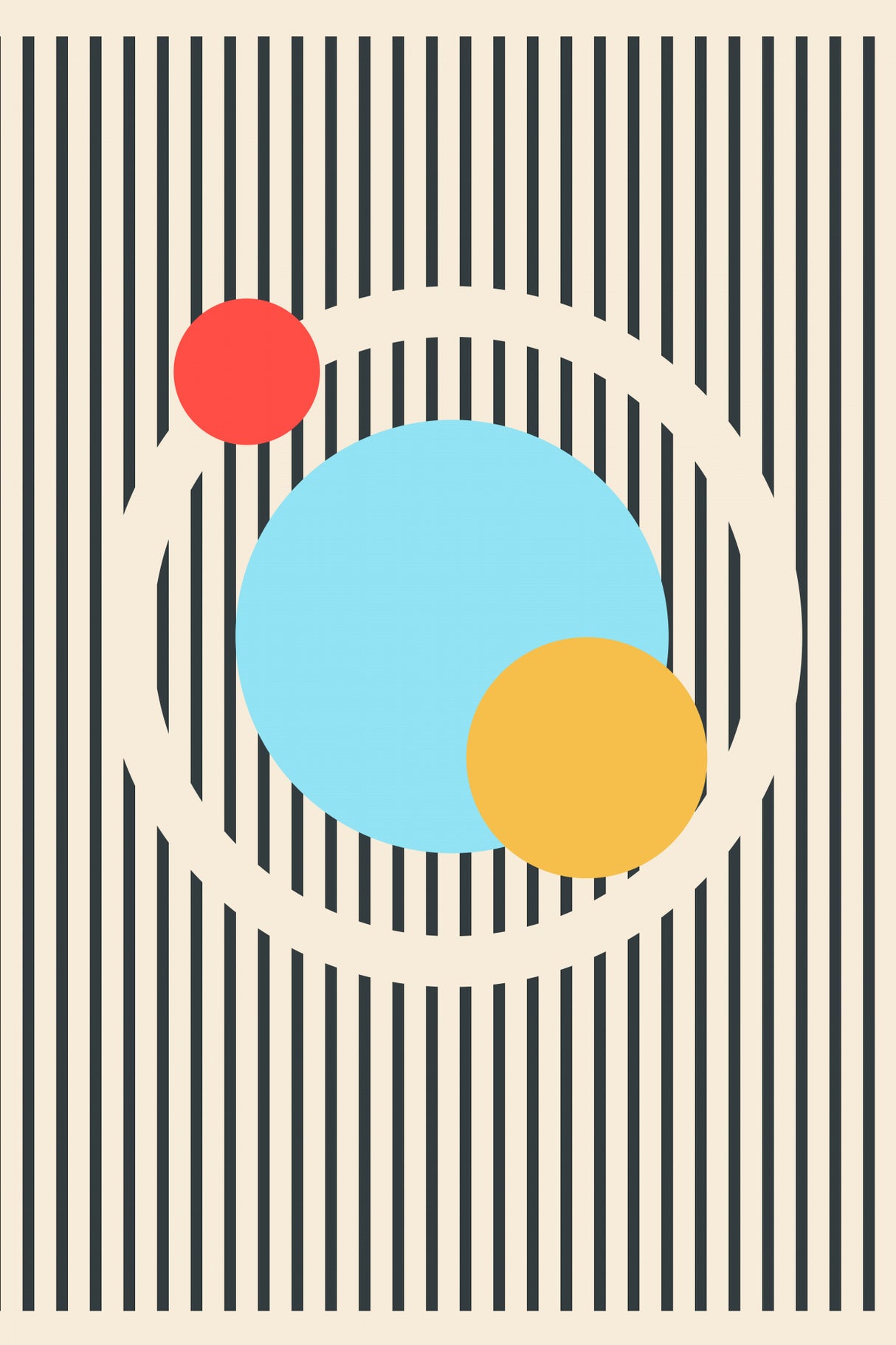 Minimal Planets Series #1 Poster och Canvastavla