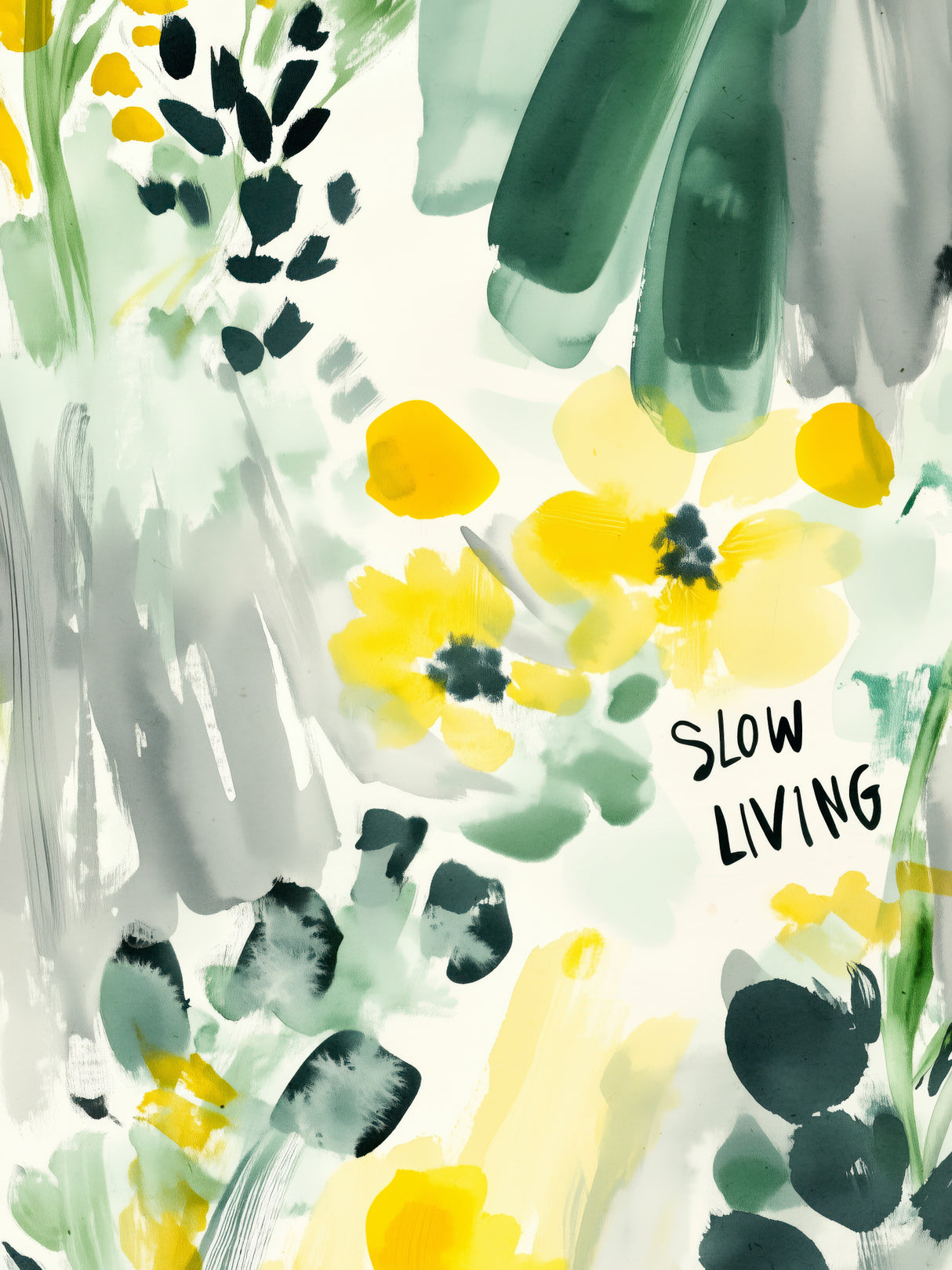Slowliving Poster och Canvastavla
