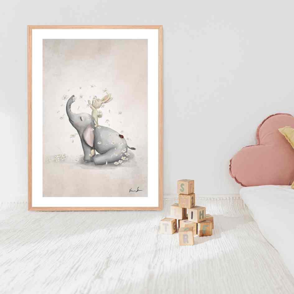 djurvanner-blomlek poster