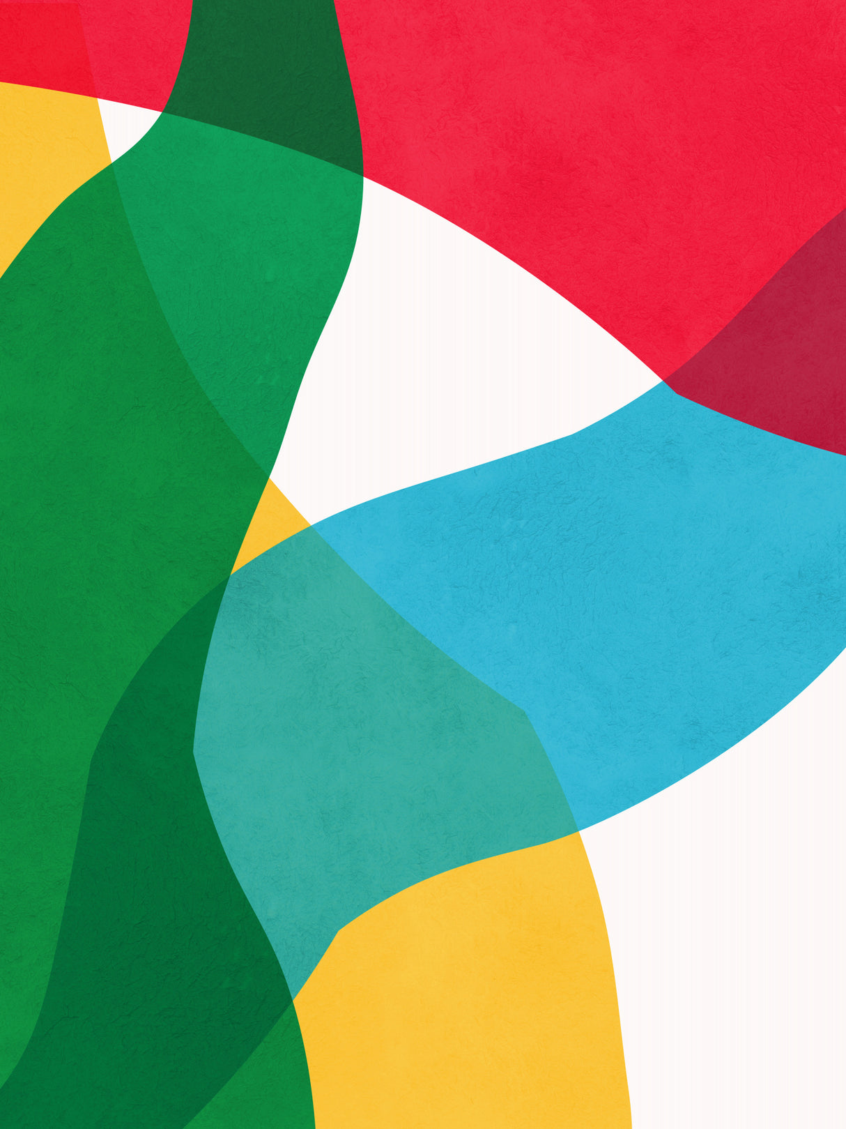 Expressive colored strokes 2 Poster och Canvastavla