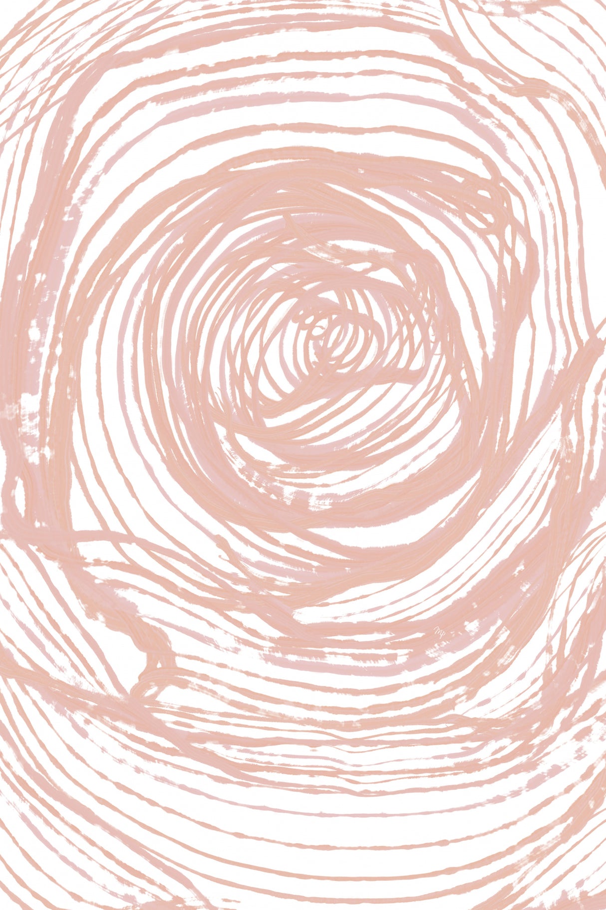 Pink Well Poster och Canvastavla