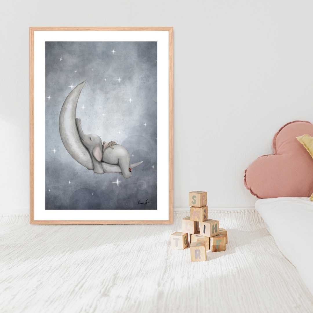 sov-gott-elefant poster