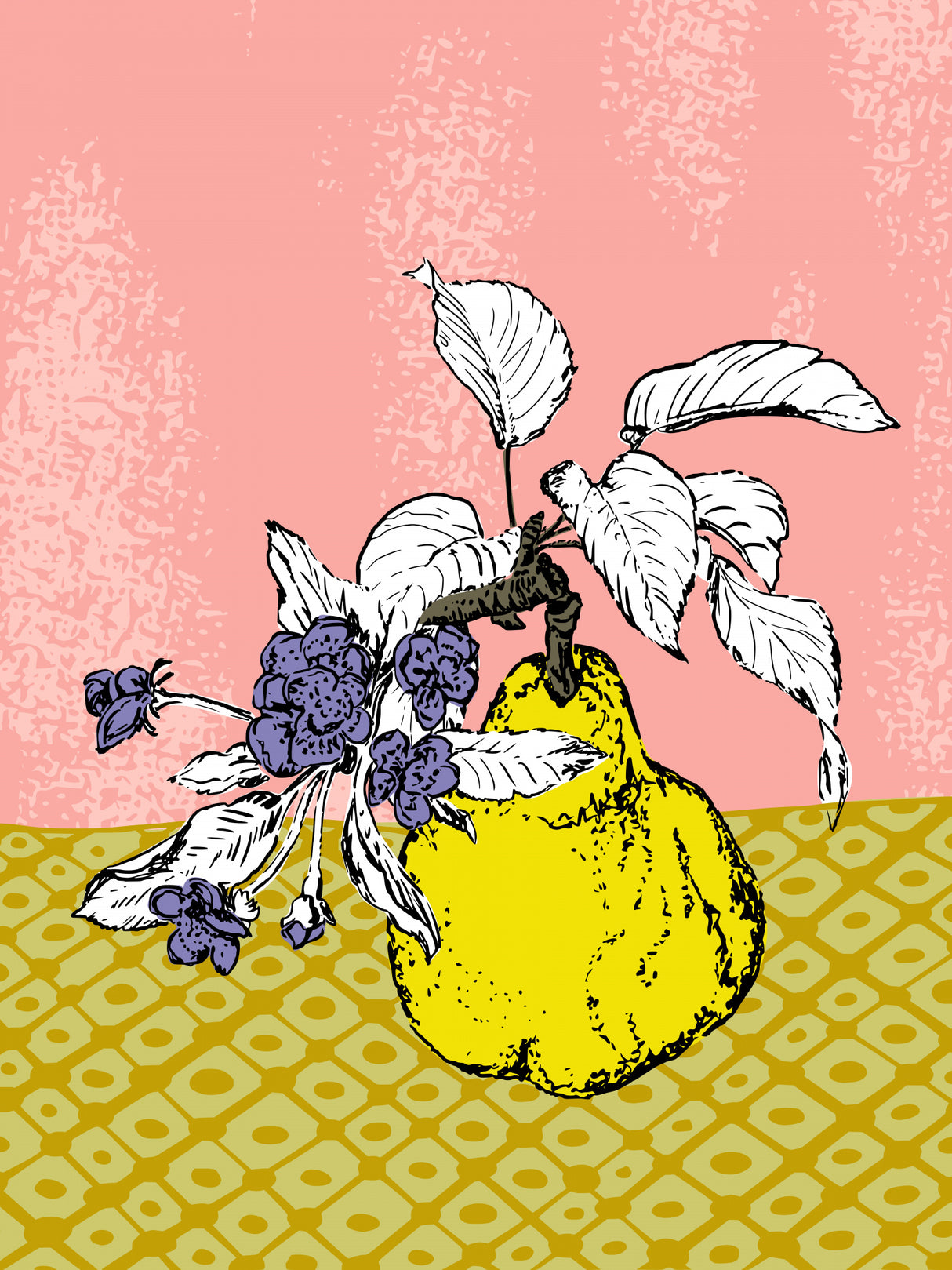 Super Fruits – Pear Gift of the Gods Poster och Canvastavla