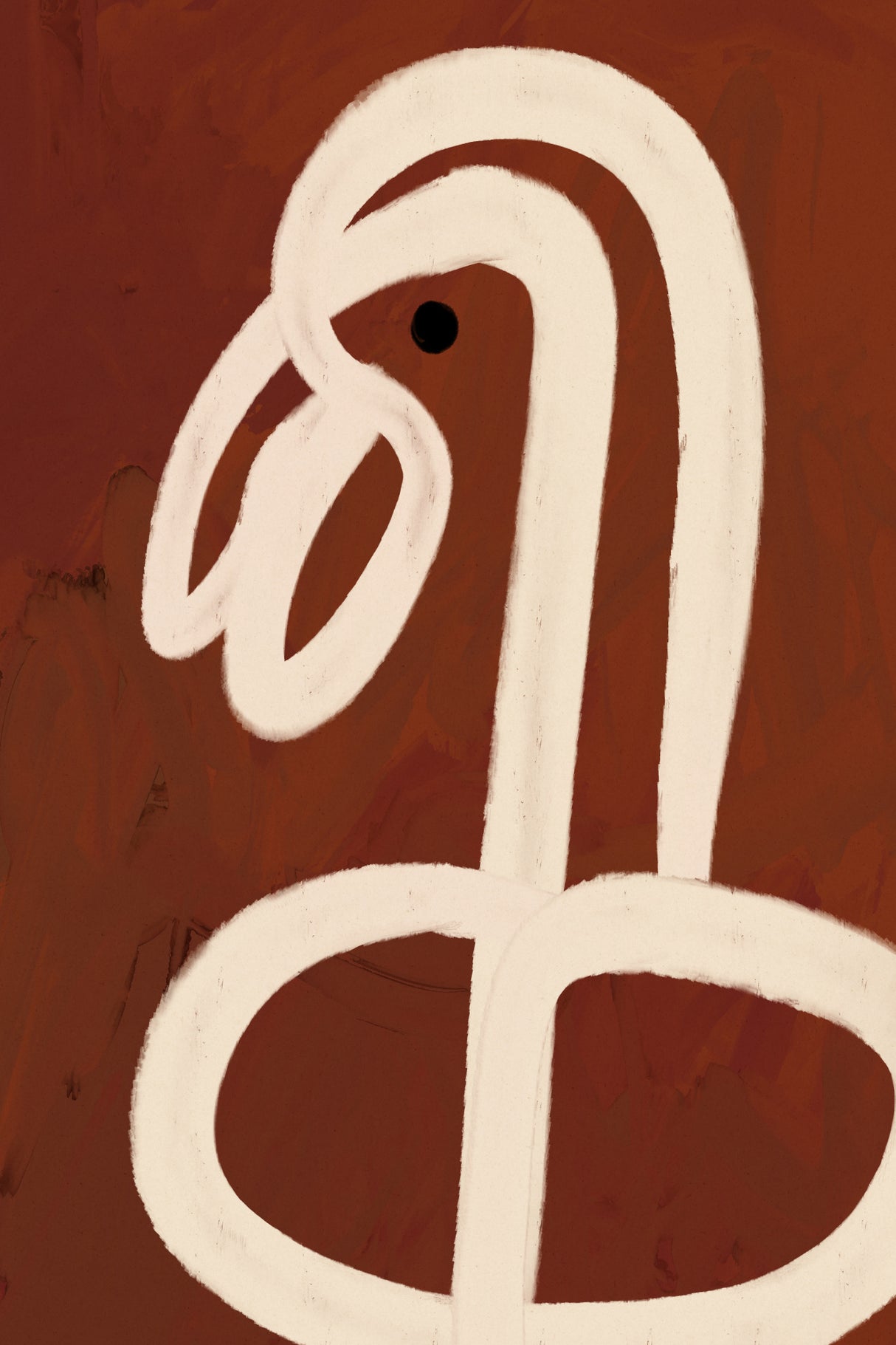 Simpleflamingo Poster och Canvastavla