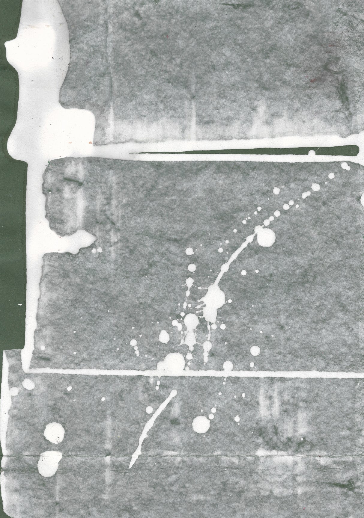 Tension fields 2 Abstract painting 18 green Poster och Canvastavla