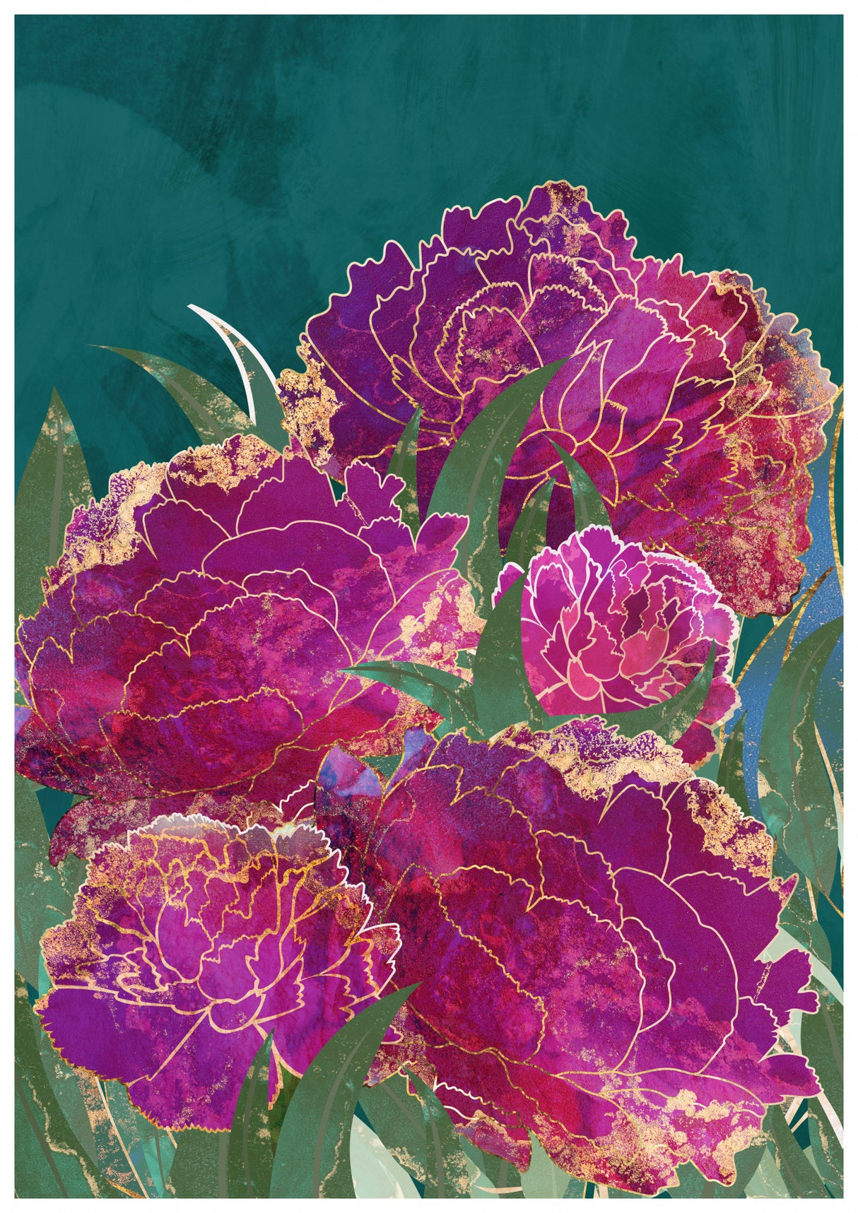 1 Peony 01 Poster och Canvastavla