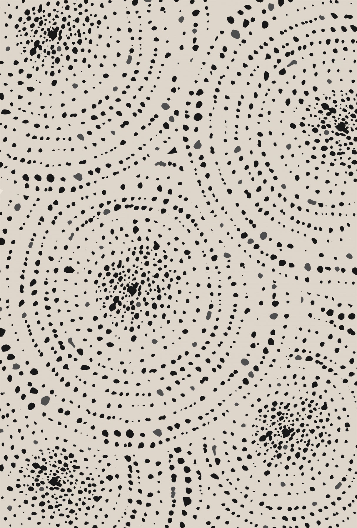 Boho Circles Poster och Canvastavla