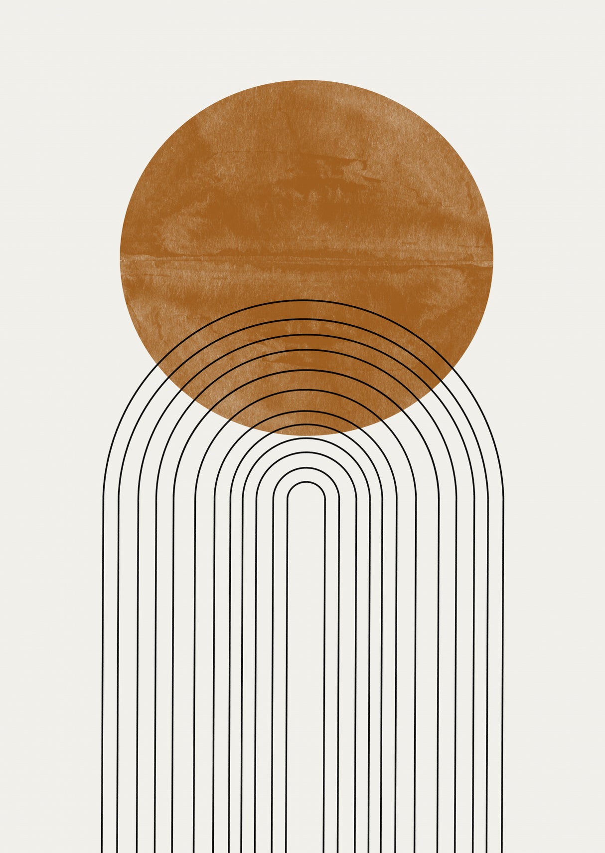 Abstract Flow No2. Poster och Canvastavla