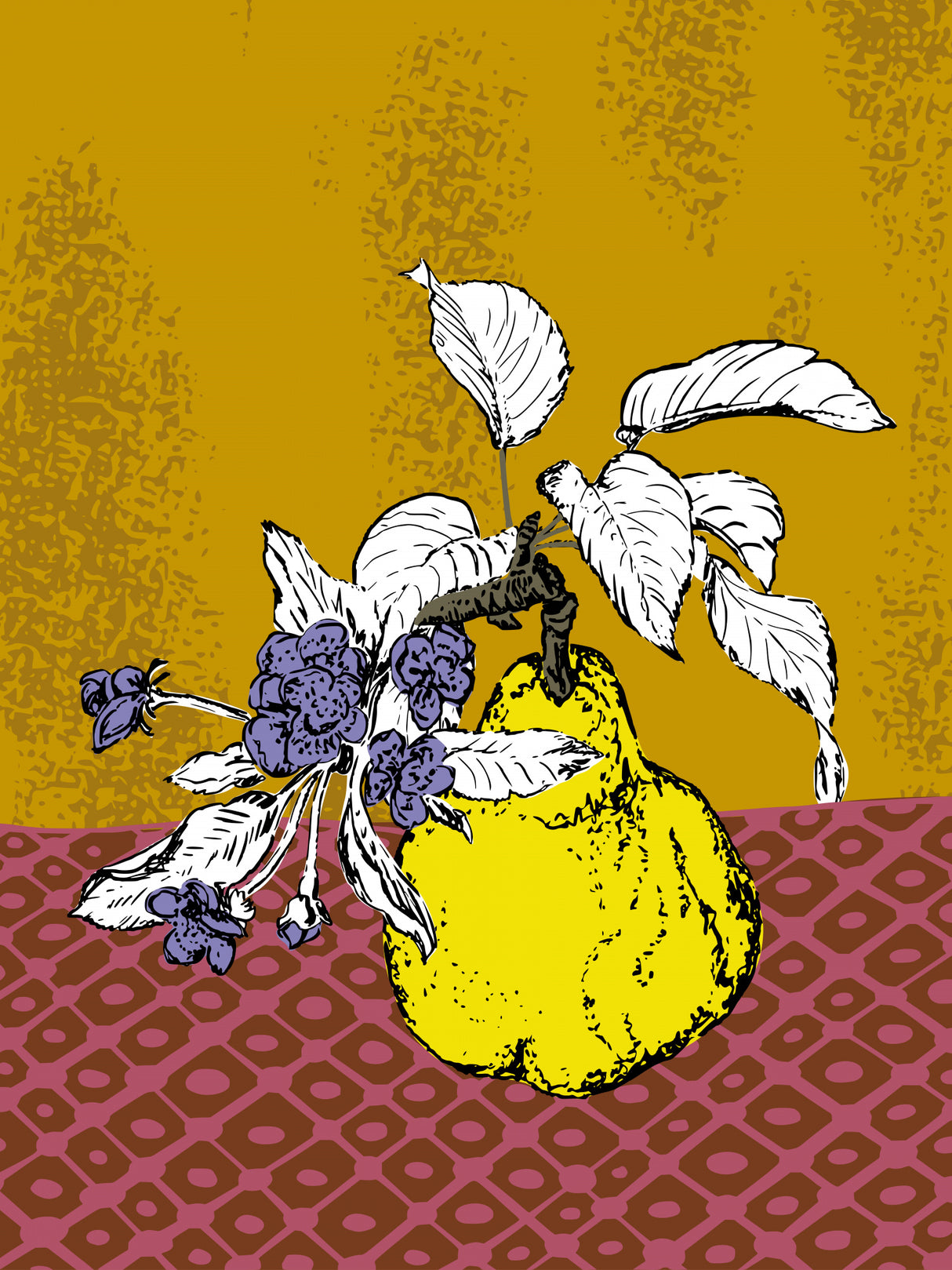 Super Fruits – Pear 2 Gift of the Gods Poster och Canvastavla