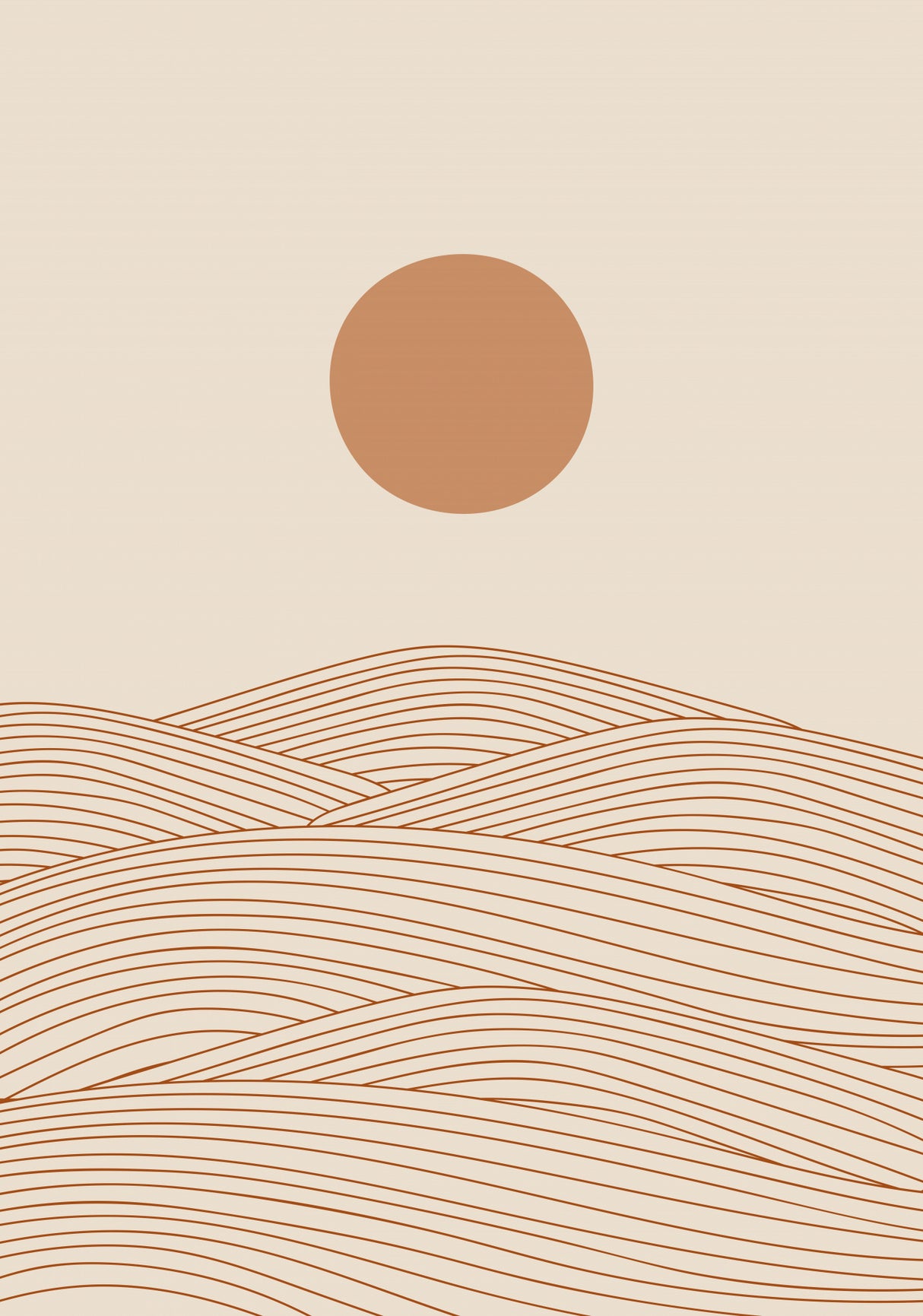 Over the Horizon Poster och Canvastavla