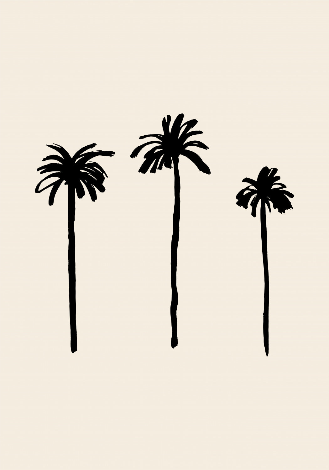 Palm Trees Poster och Canvastavla