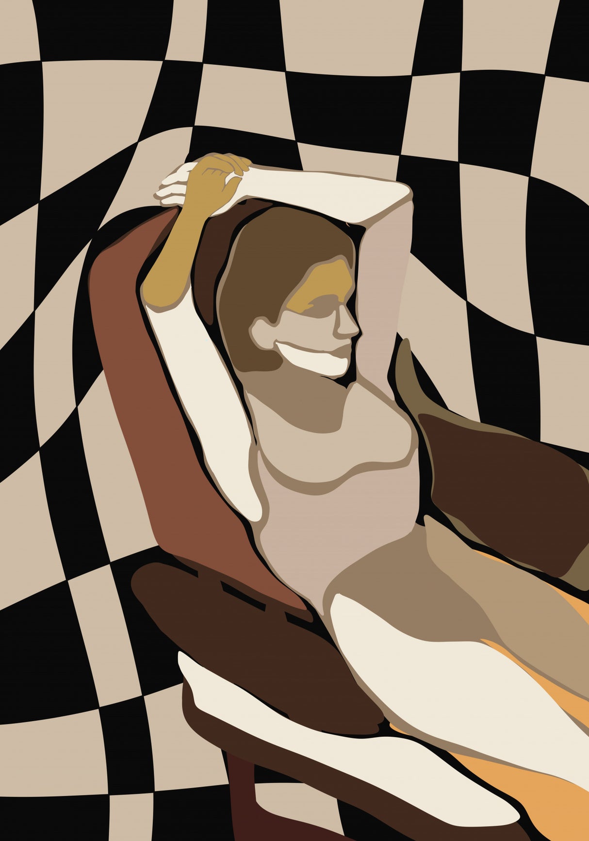 KH Studio - A Sitting Place for a Passenger - Not In Love Poster och Canvastavla