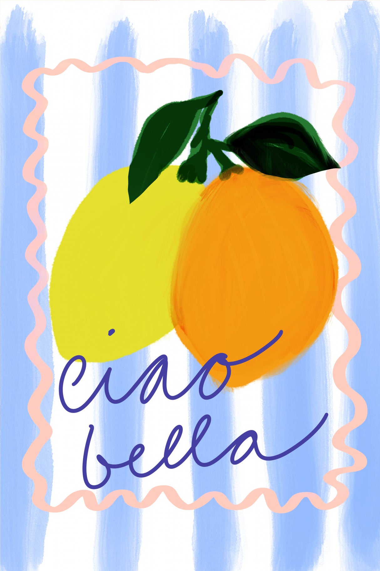 Ciao Bella No 1 Poster och Canvastavla