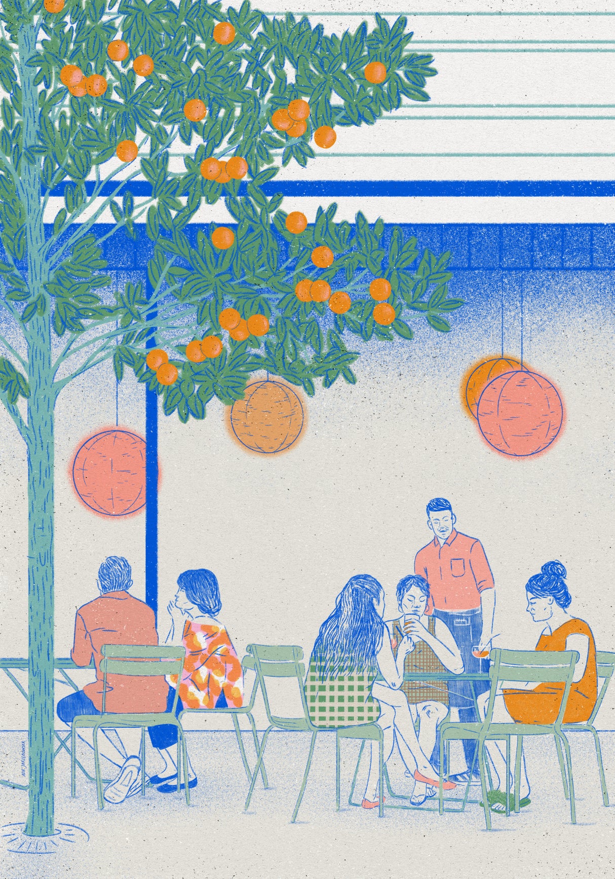 El Raval Poster och Canvastavla