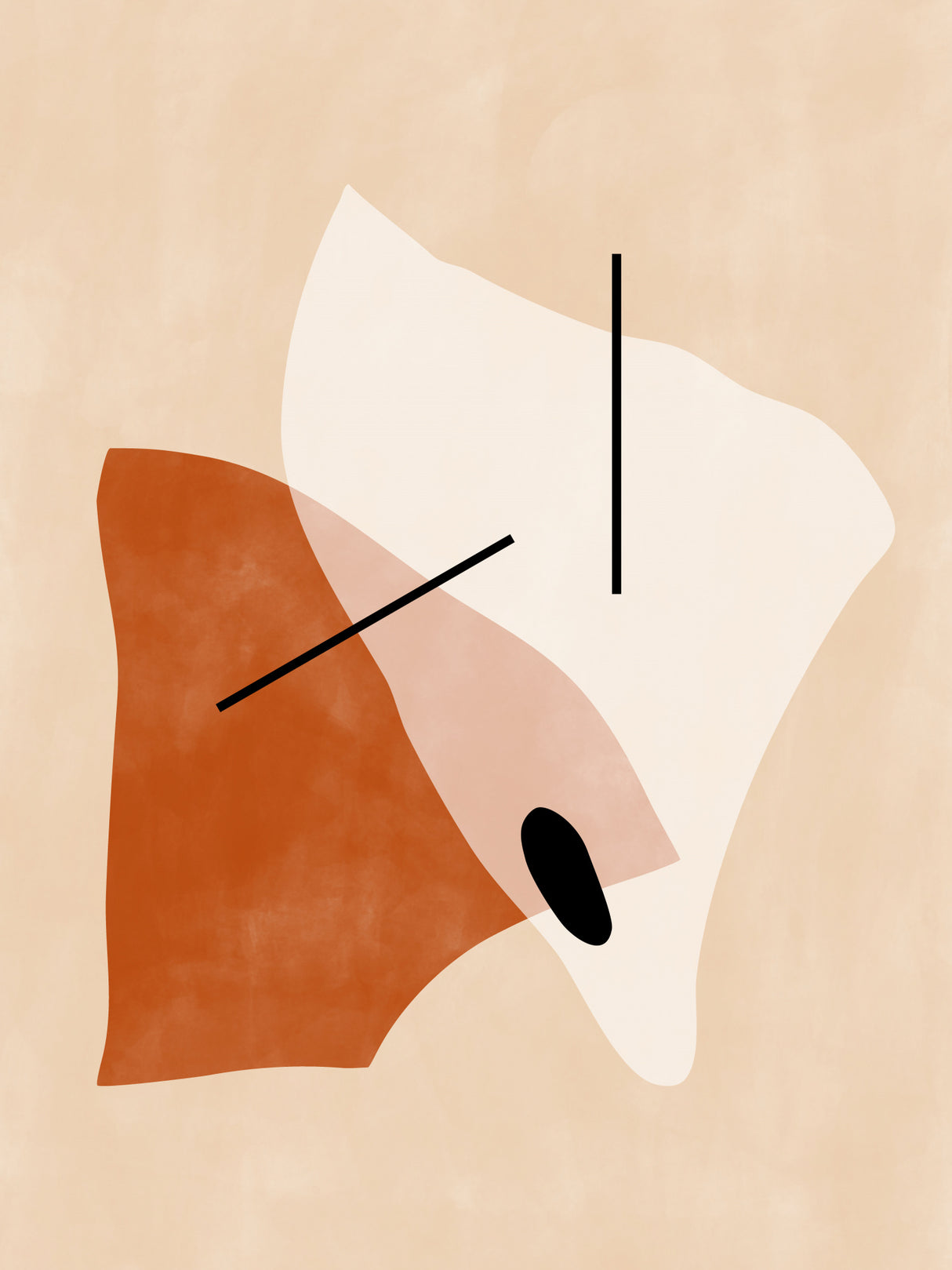 3x4 Aspectratioterracotta48 Poster och Canvastavla