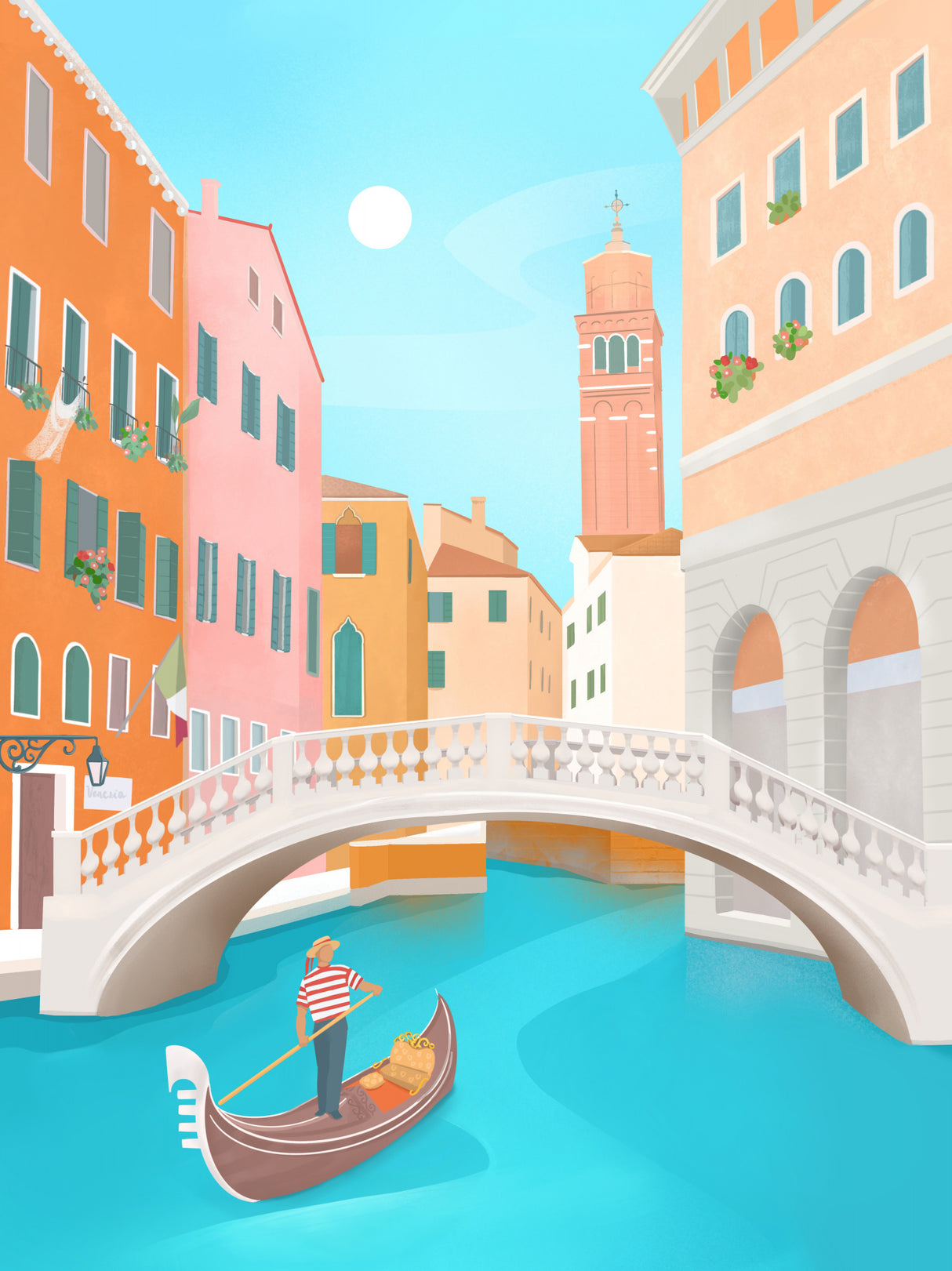 Venice Poster och Canvastavla