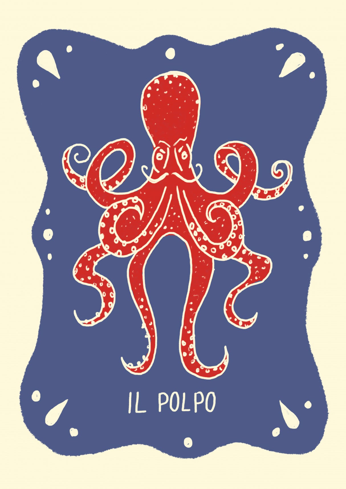 Polpo Up Poster och Canvastavla