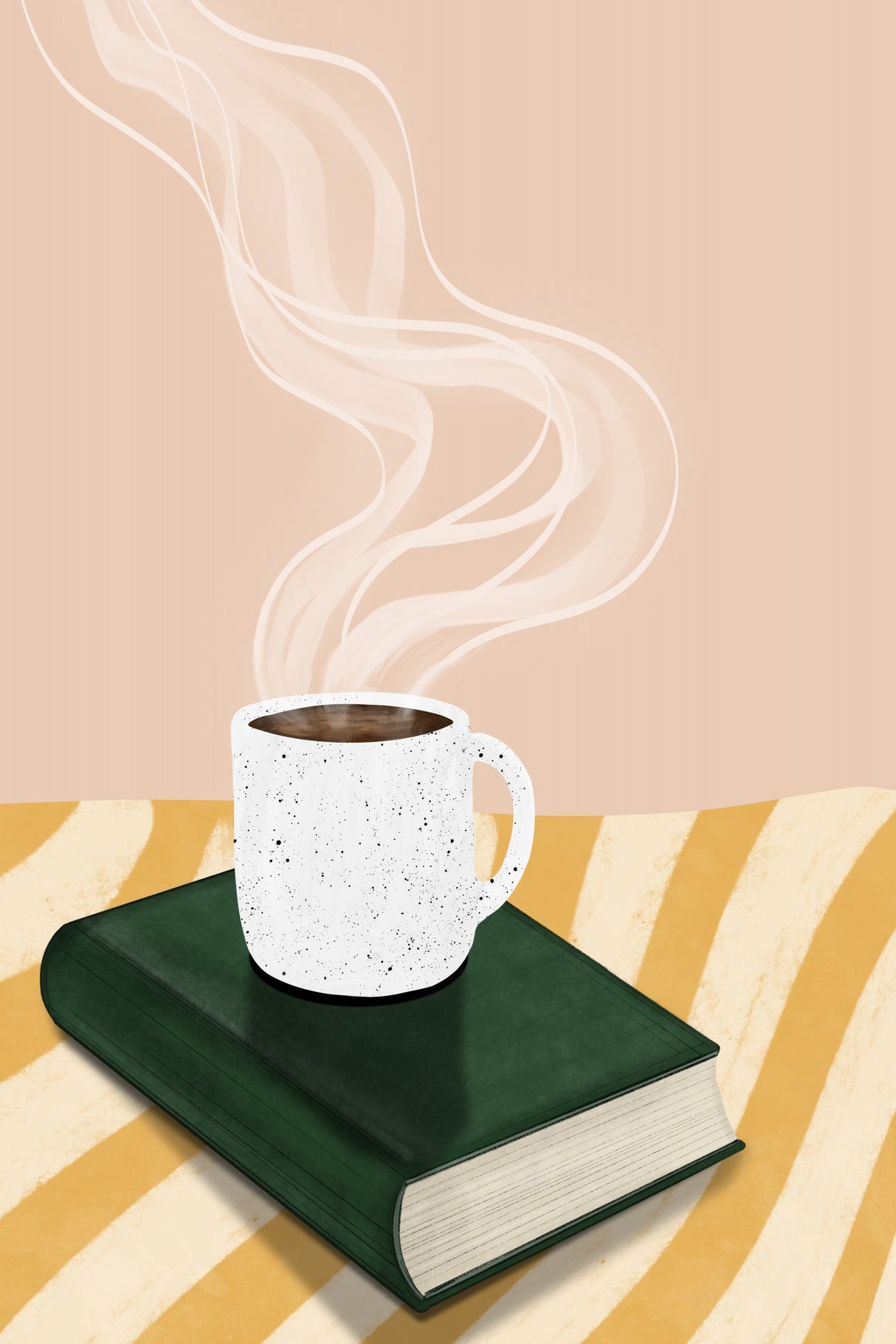 Coffee and book Poster och Canvastavla