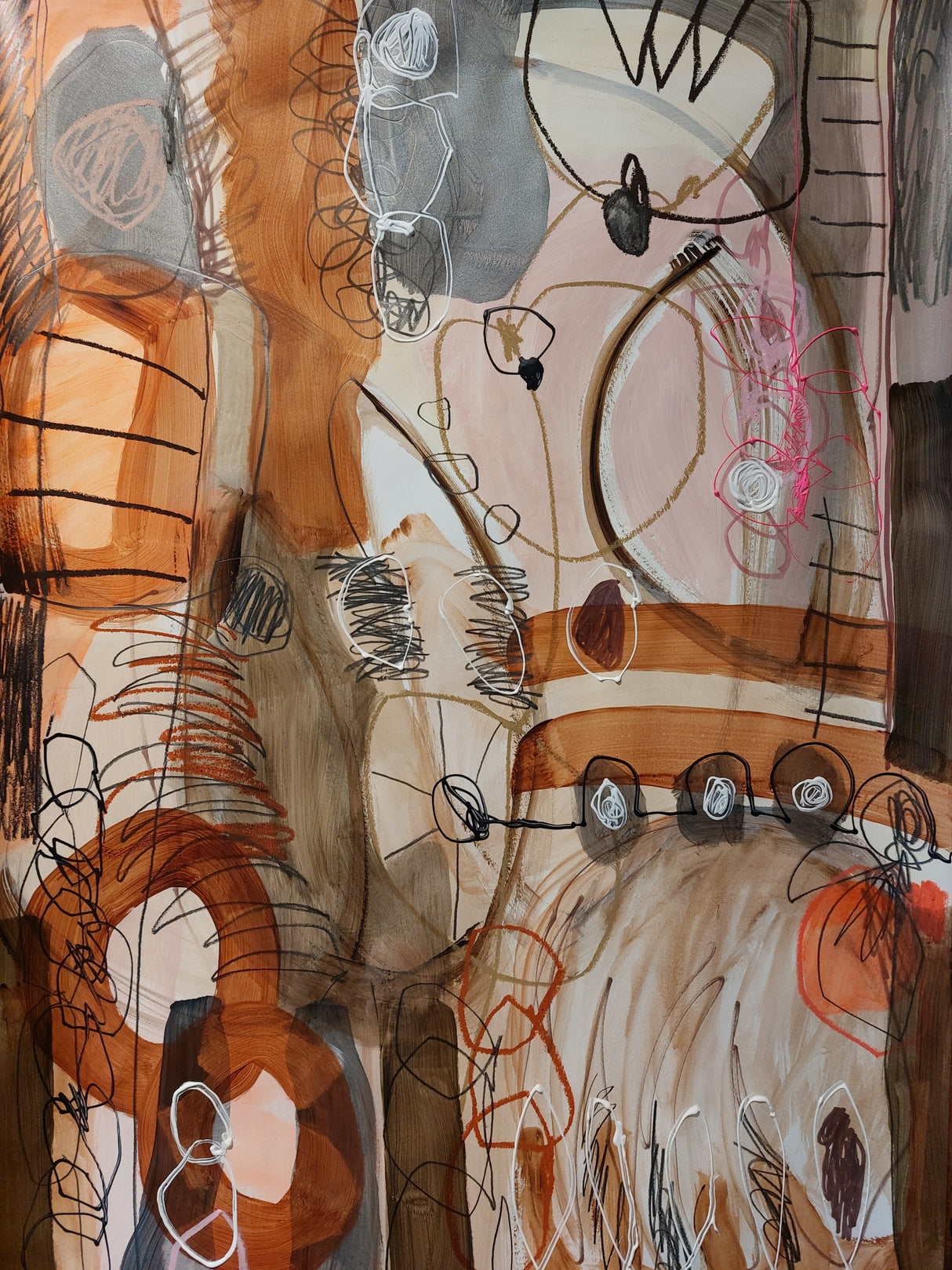 Autumn Flowers Poster och Canvastavla