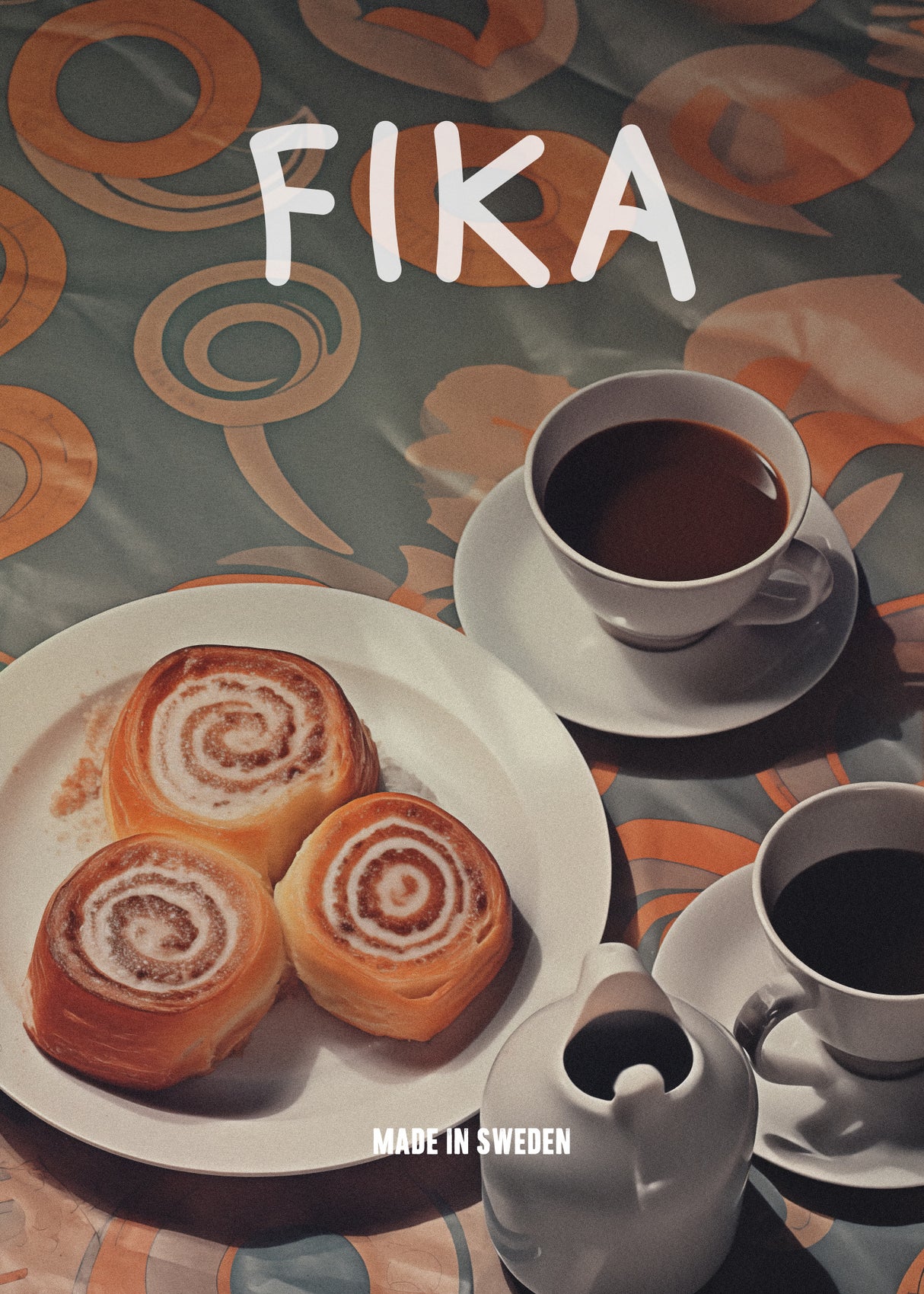 Fika 2 Poster och Canvastavla
