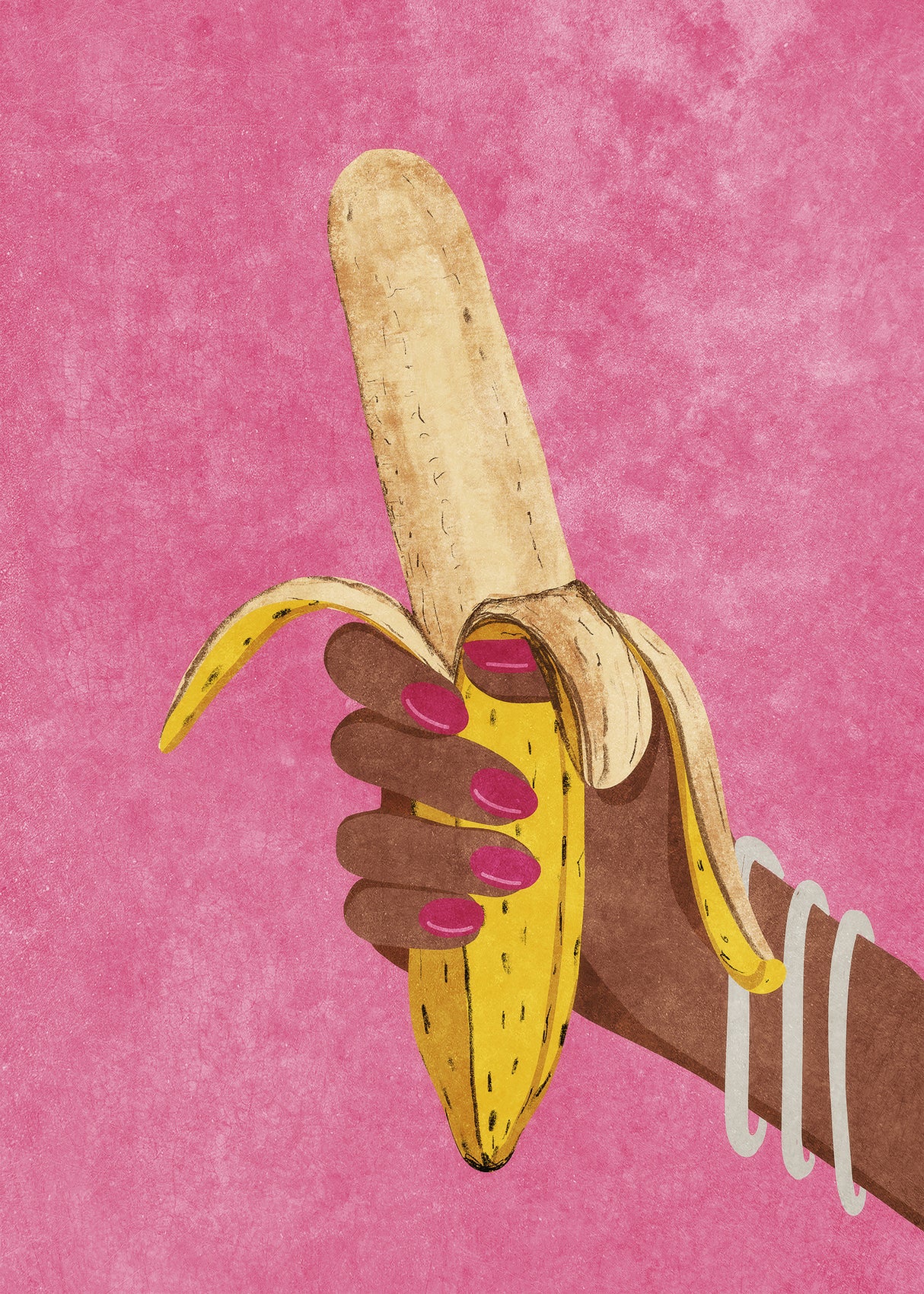 Banana Poster och Canvastavla