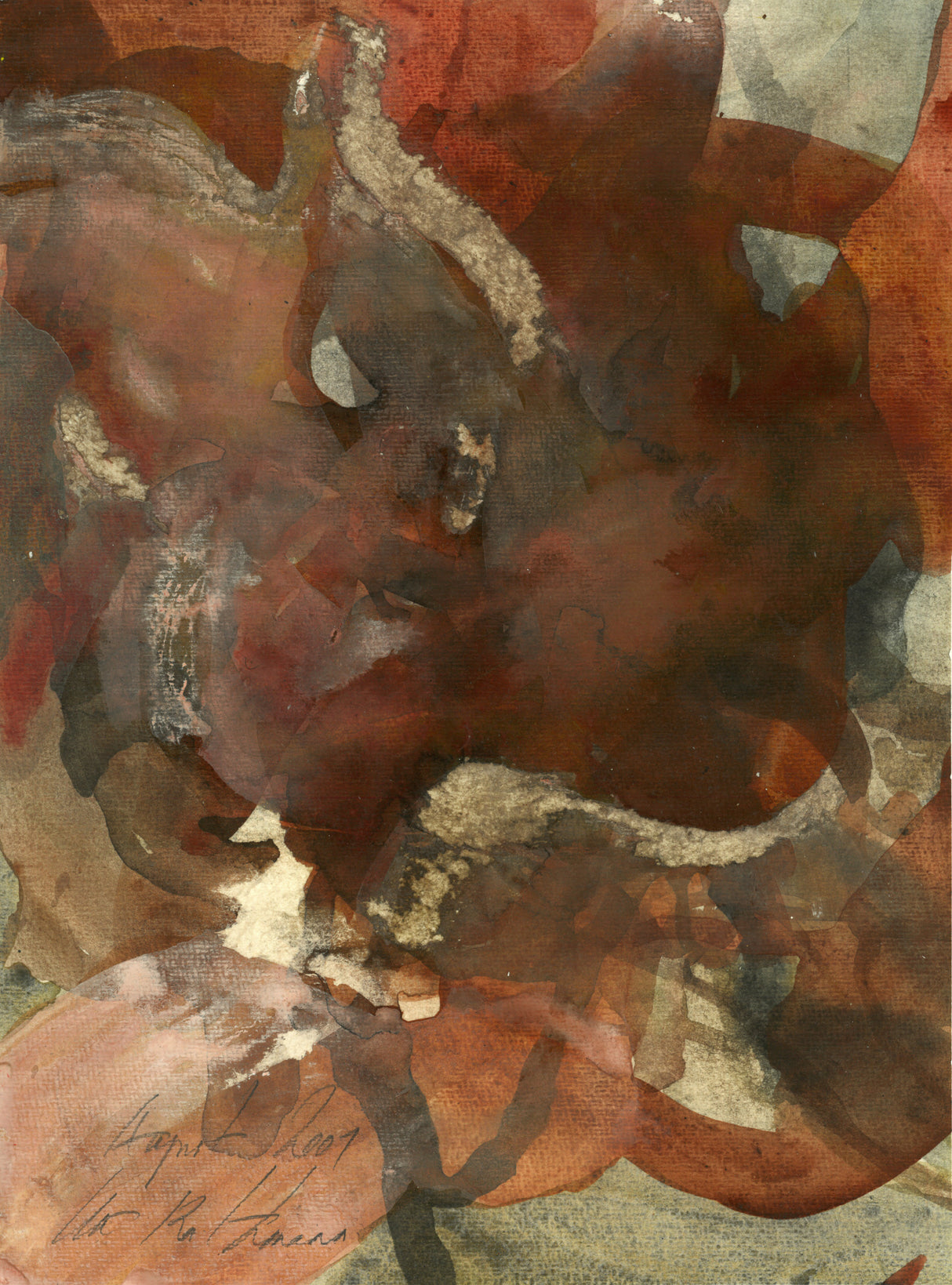 Hommage à Emil Nolde VII Poster och Canvastavla