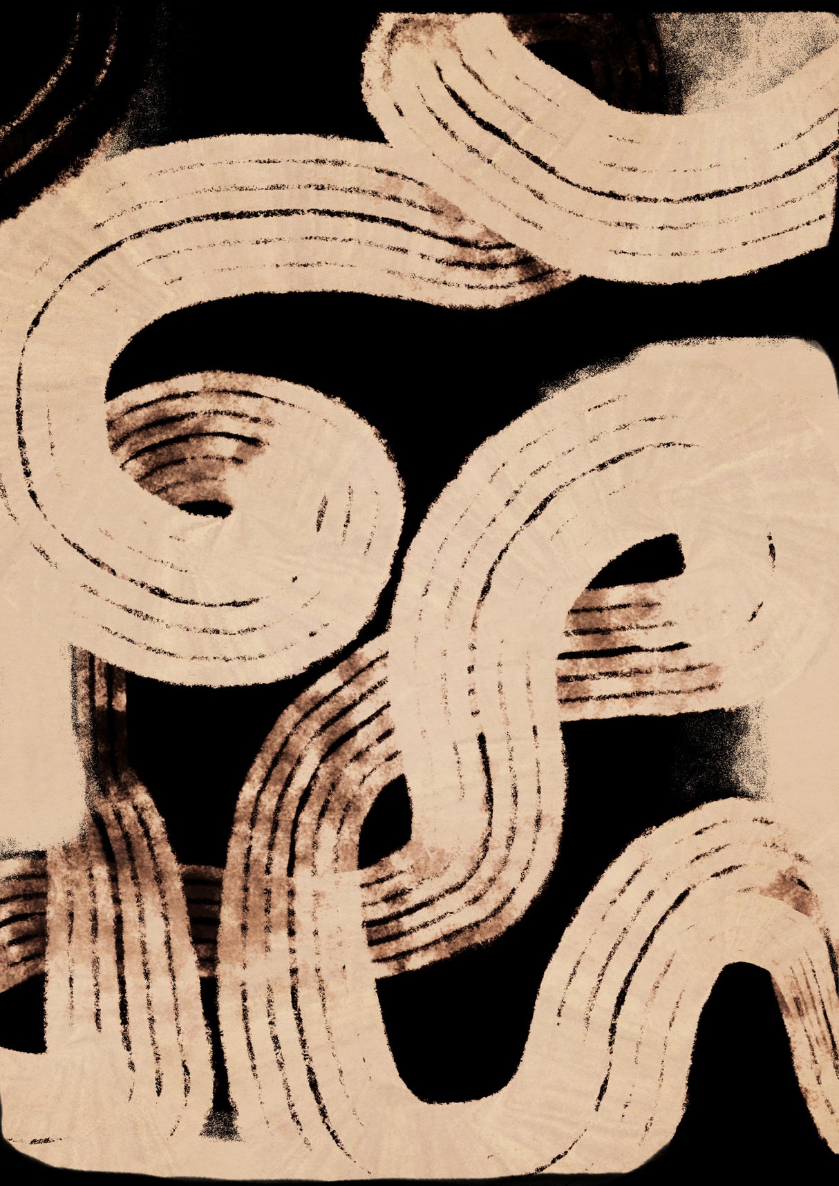 Paths Poster och Canvastavla