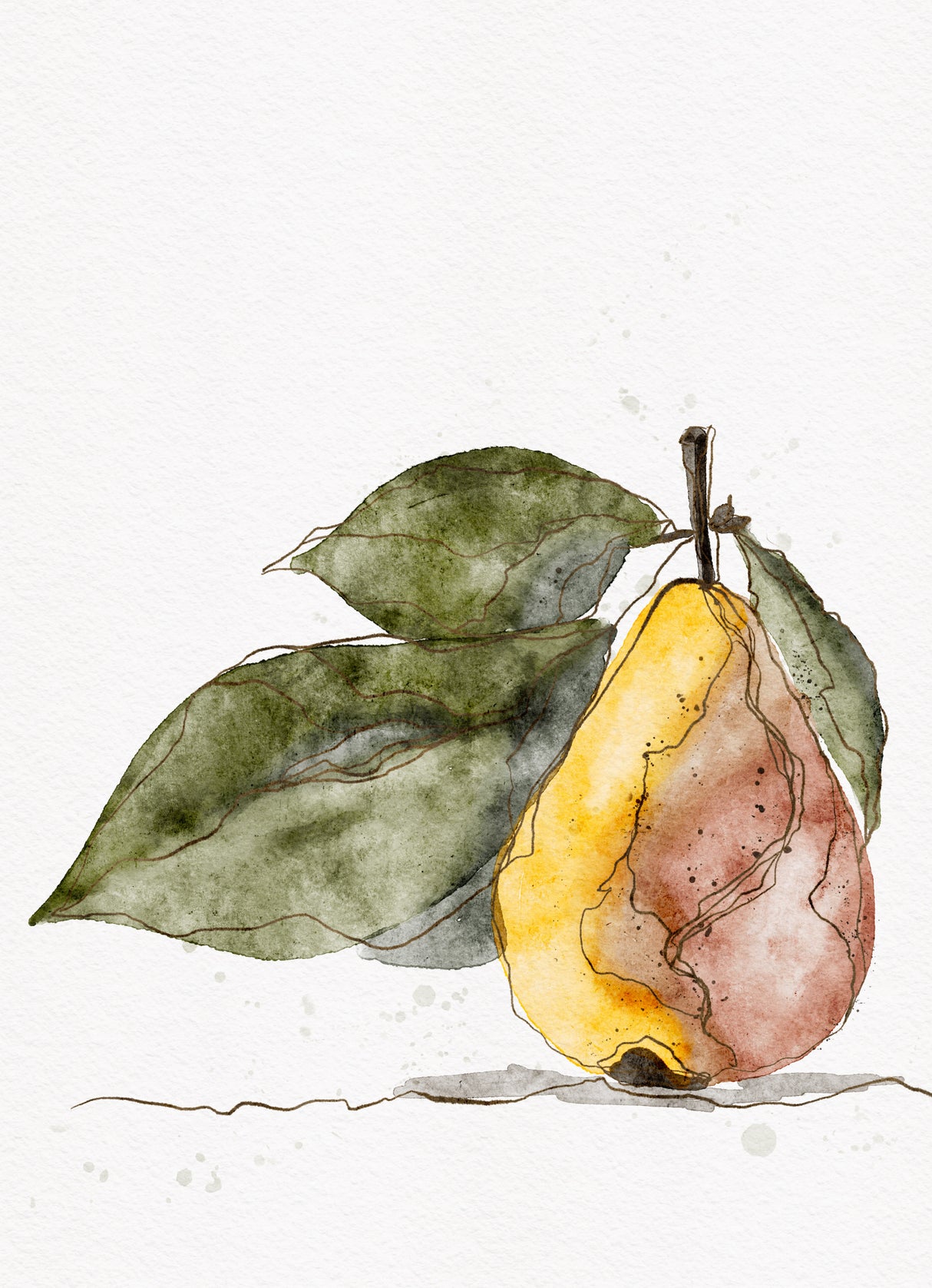 JUICY PEAR Poster och Canvastavla