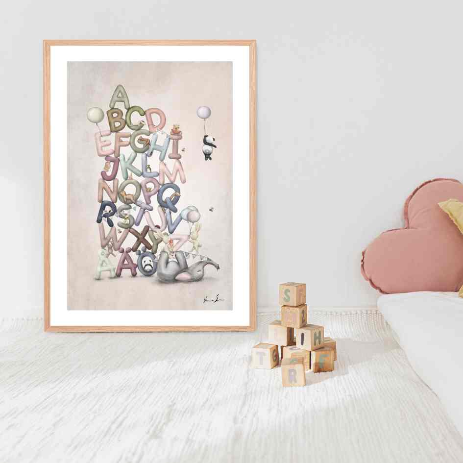 djurvanner-alfabetet poster