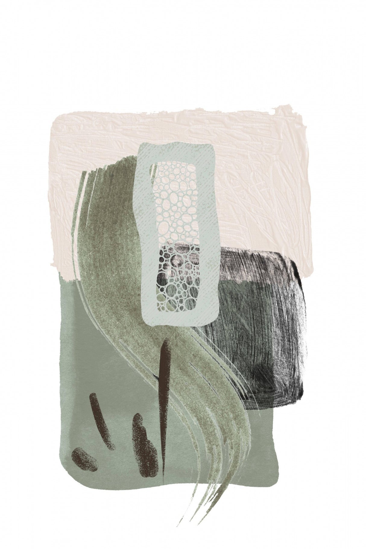 Shadows of Emerald-2 Poster och Canvastavla