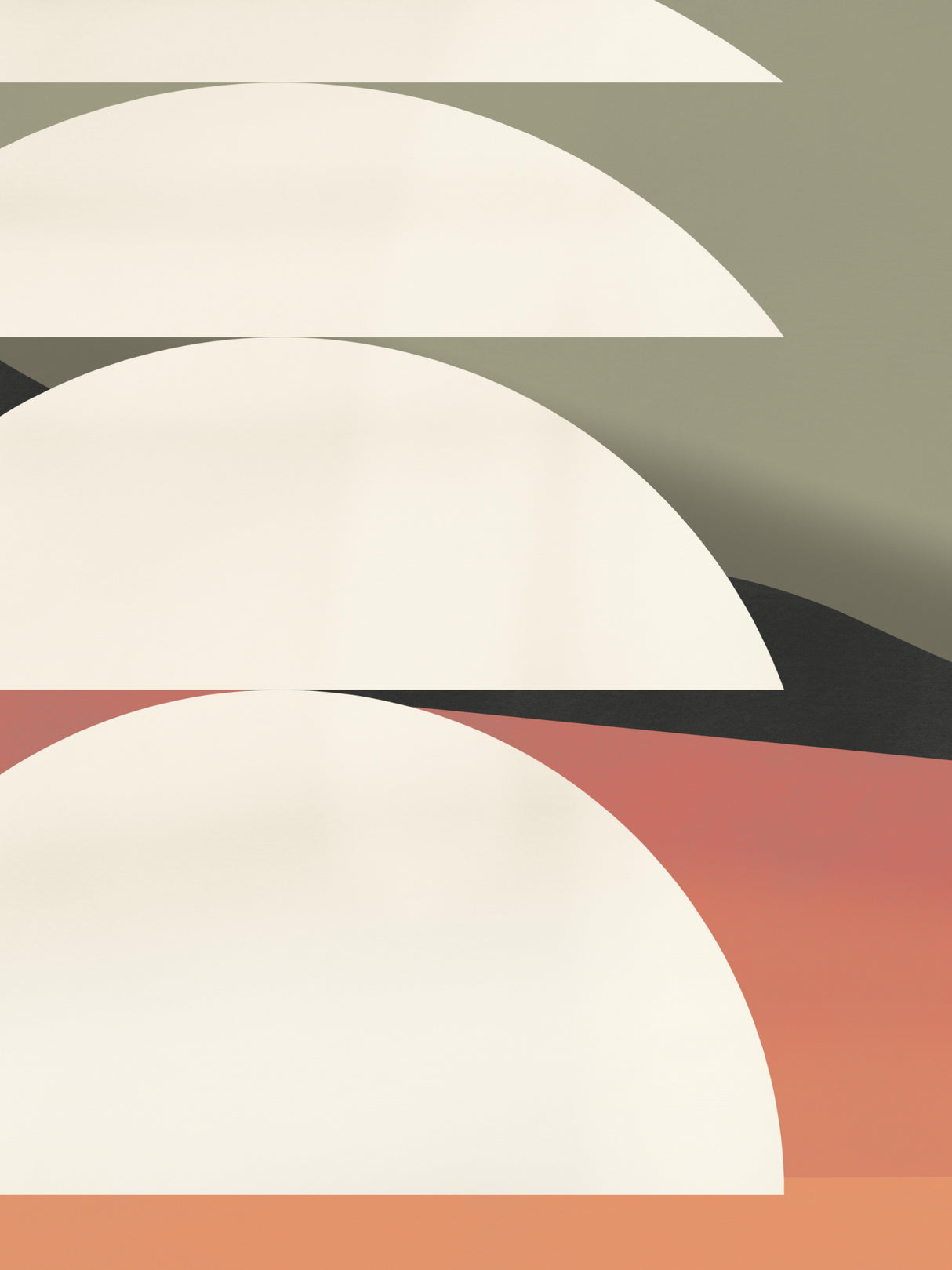 Wide Geometric Poster och Canvastavla