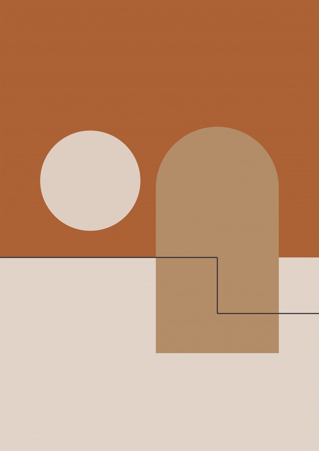 Pink Moon Poster och Canvastavla