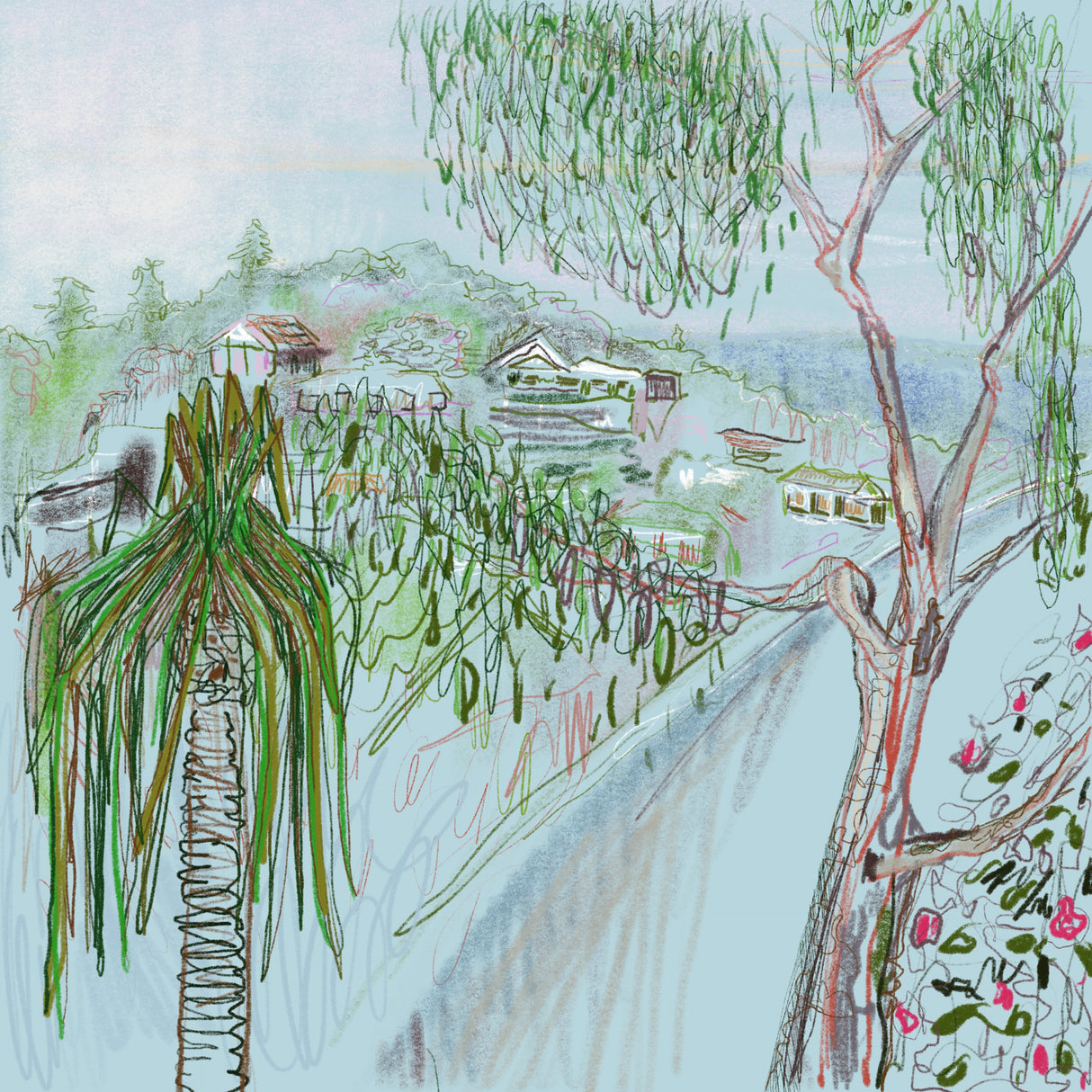 Window View Poster och Canvastavla