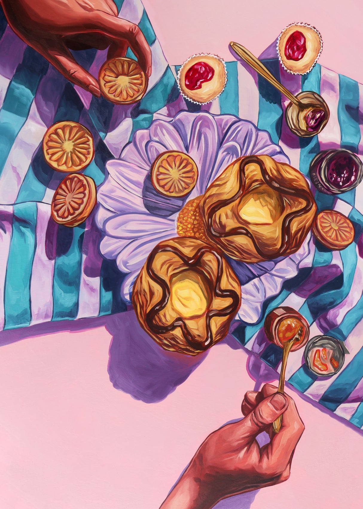 In the Lavender Shadows Poster och Canvastavla