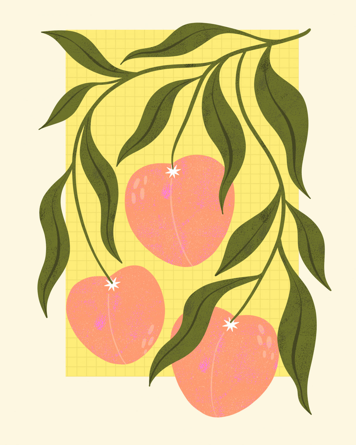 Peaches Poster och Canvastavla