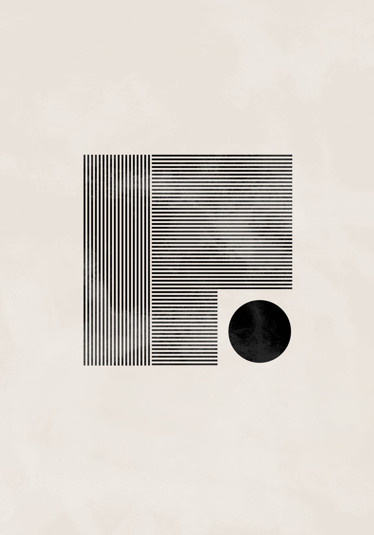 Minimalist square Poster och Canvastavla