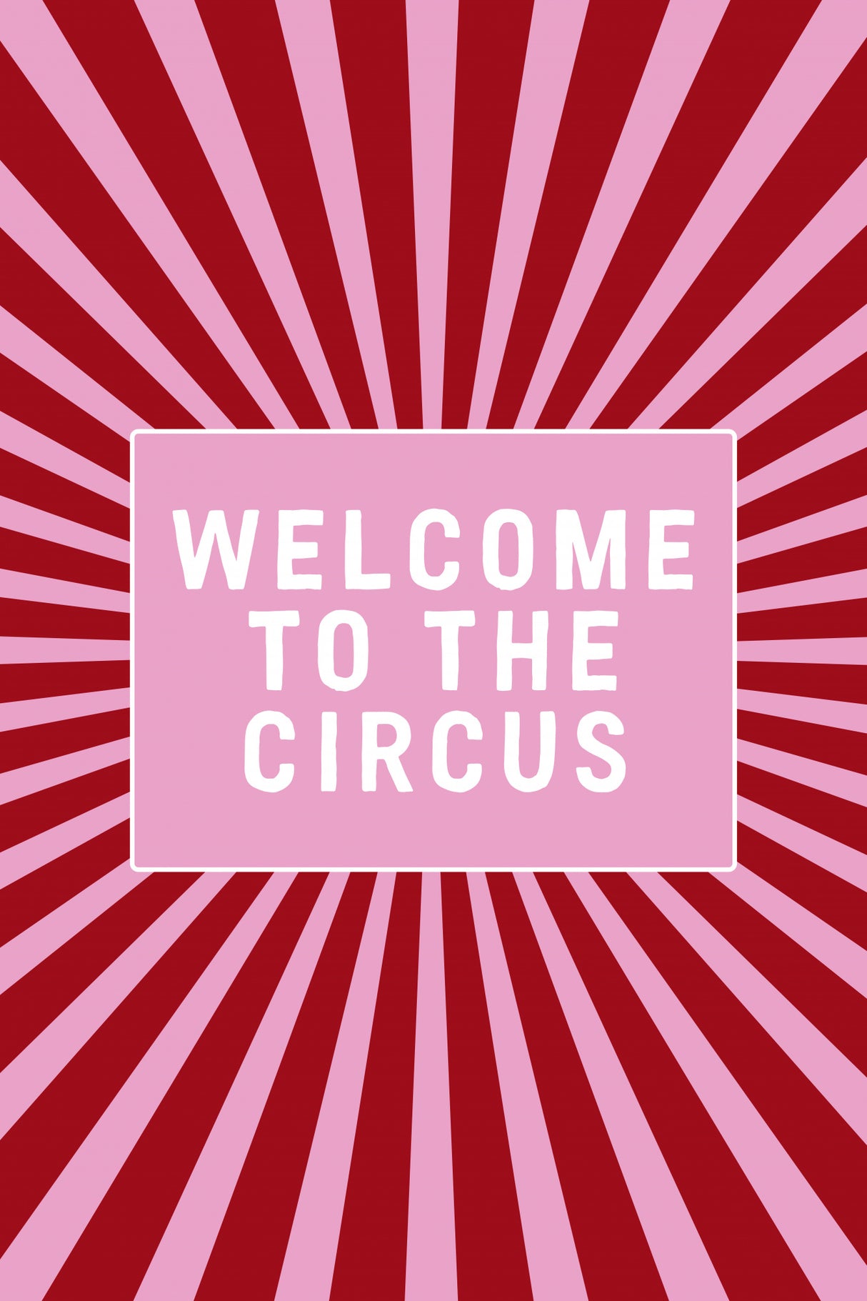 Welcome To the Circus Poster och Canvastavla