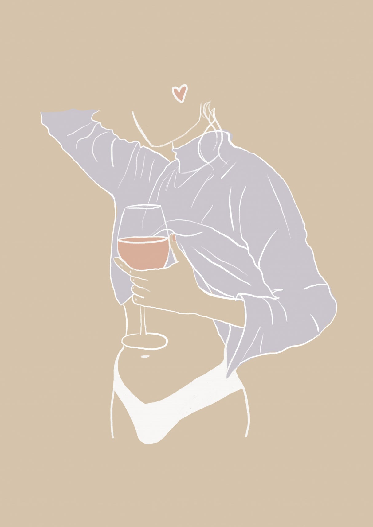 Rose Girl Up Poster och Canvastavla